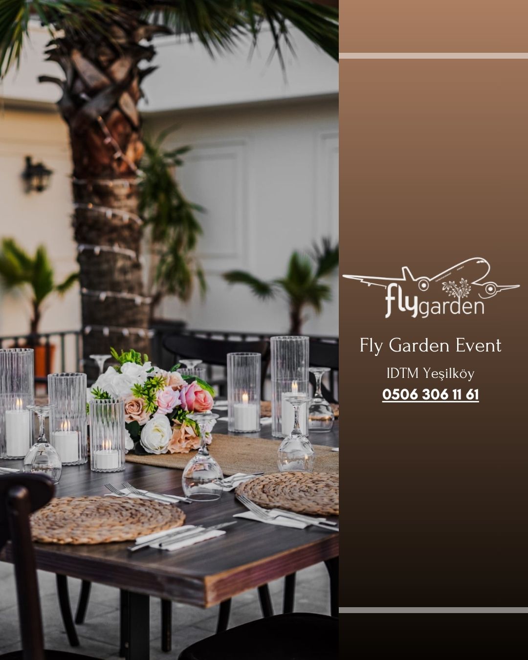 Fly Garden Event - Yeşilköy Kır Düğünü & Florya Açık Hava Düğün Salonu & Bakırköy Açık Hava Nişan Mekanları — Bakırköy, İstanbul kır düğünü mekanı görsel 2